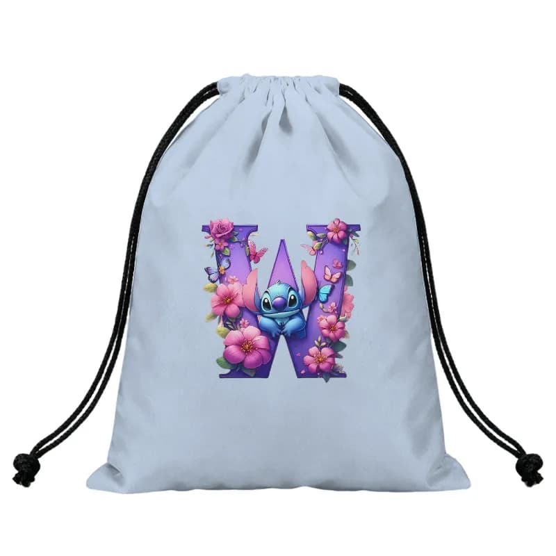Tas Serut Motif Bunga dan Huru - Drawstring Gym Bag ulasan dan harga